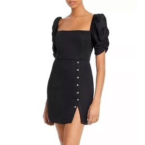 Lani the label puff sleeve mini dress